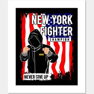 New York city Fighter Champion Posters and Art